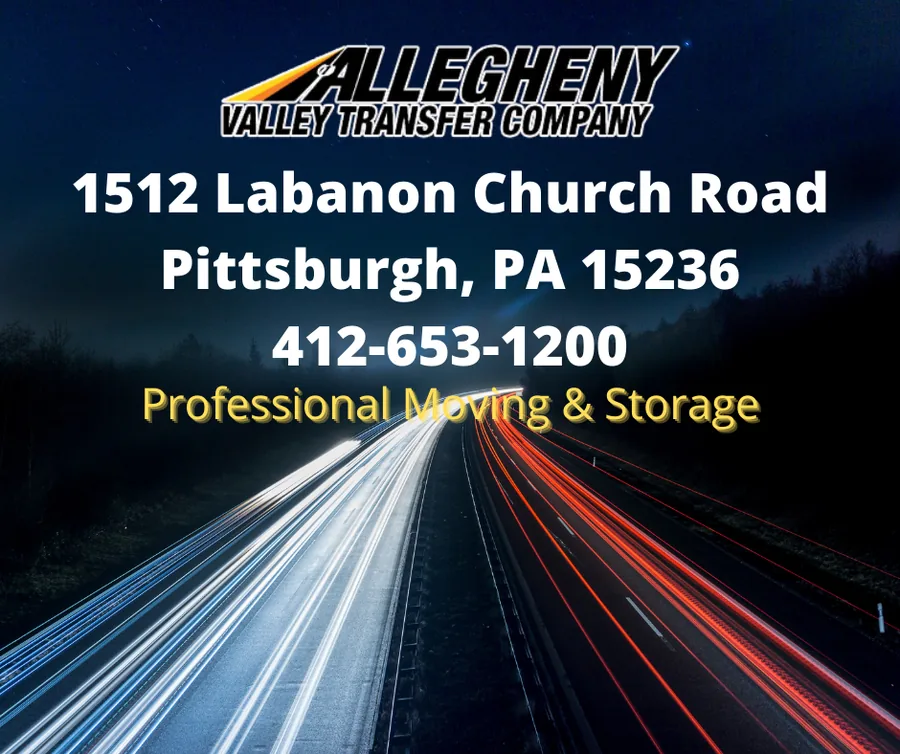 Allegheny Valley Transfer Company, 1512 Lebanon Church Road, Pittsburgh PA 15236, 412-653-1200 — professional moving and storage