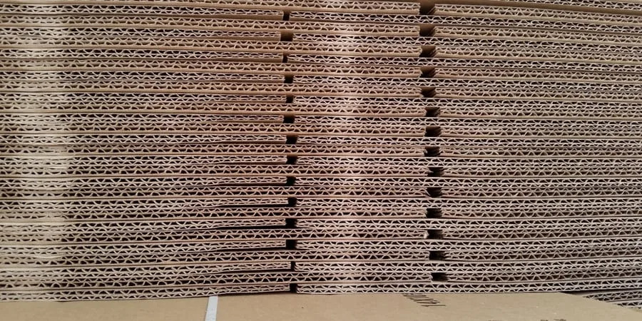Stacked moving cartons ready for professional packing